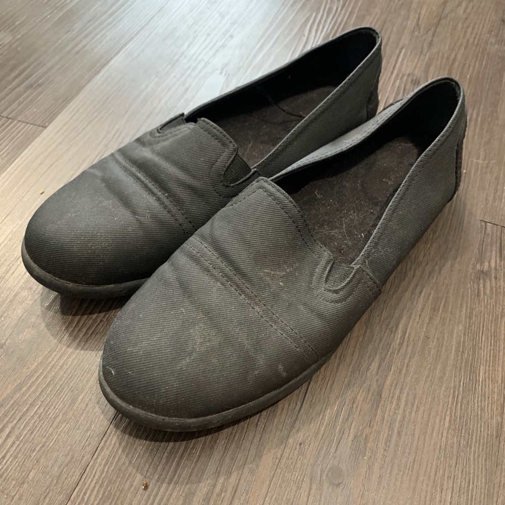 Black slip on shoe